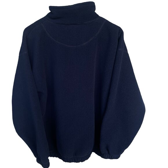 Peanut Butter & Jelly Pullover Women Extra Large XL Embroidered Deer Fleece Blue - Picture 2 of 10